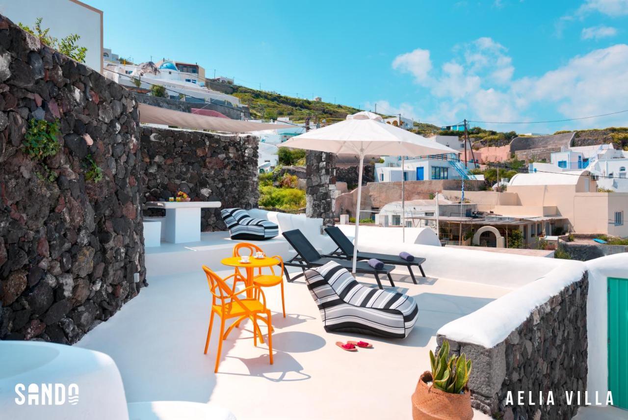 Sando Traditional Cave Villas With Jacuzzi And Sea View Vourvoulos Экстерьер фото
