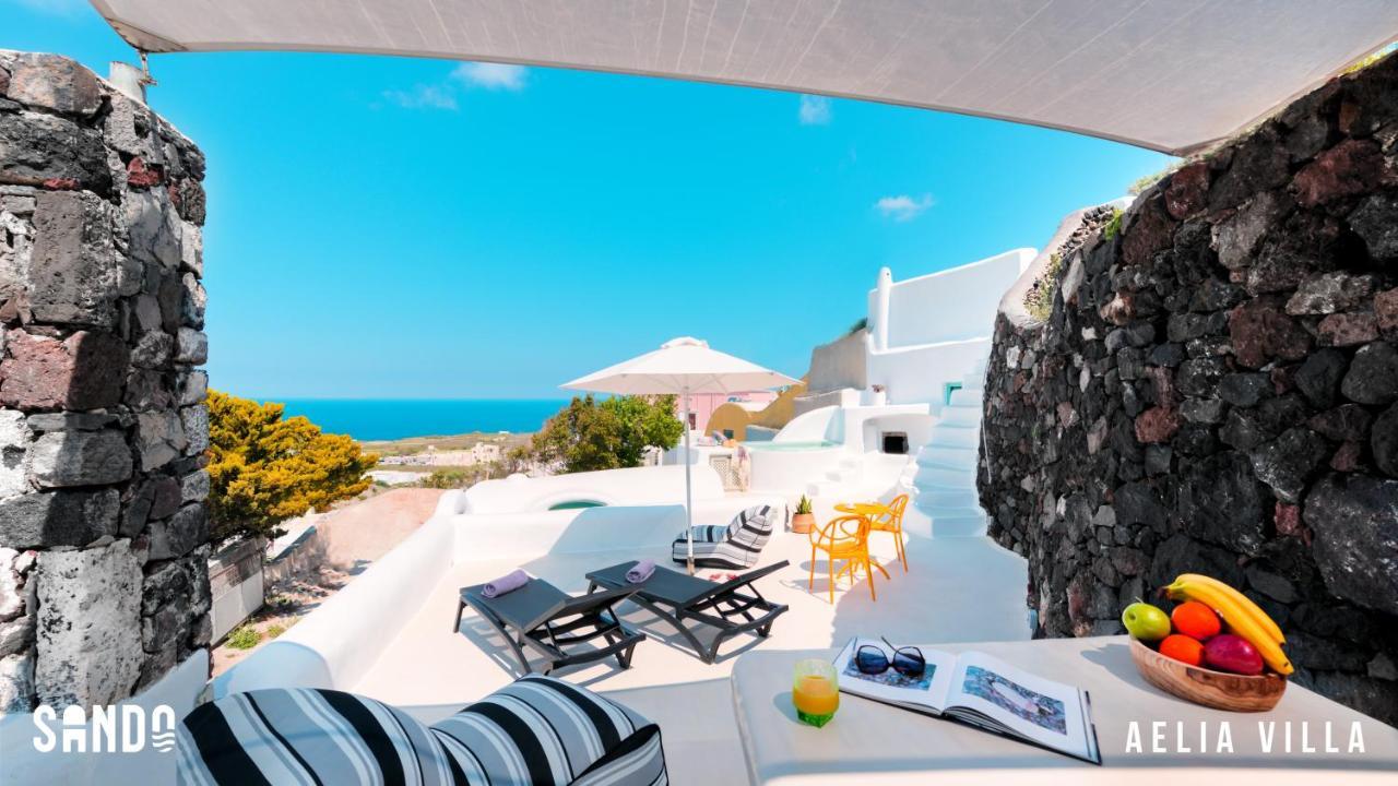 Sando Traditional Cave Villas With Jacuzzi And Sea View Vourvoulos Экстерьер фото