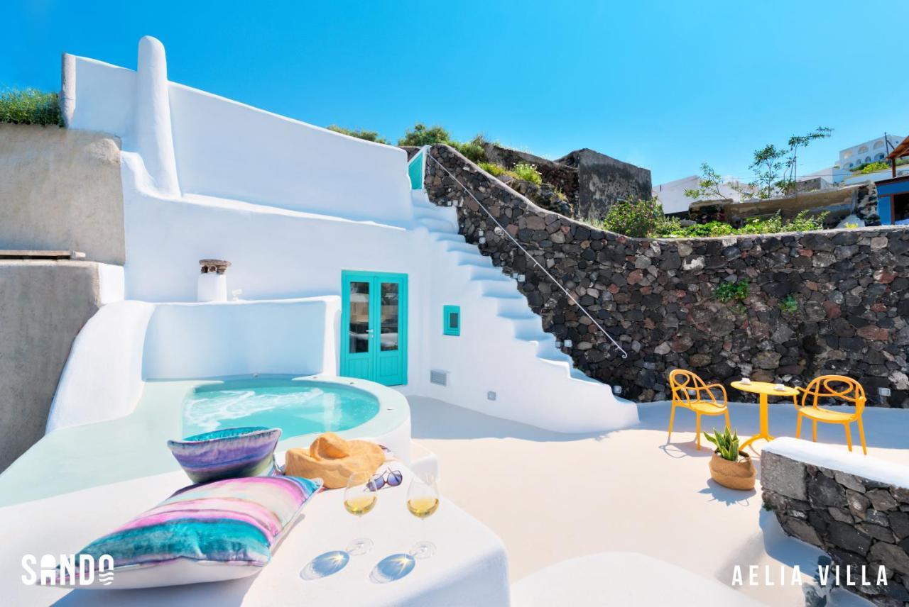 Sando Traditional Cave Villas With Jacuzzi And Sea View Vourvoulos Экстерьер фото