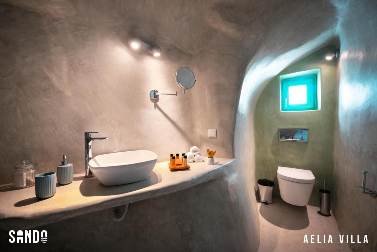 Sando Traditional Cave Villas With Jacuzzi And Sea View Vourvoulos Экстерьер фото