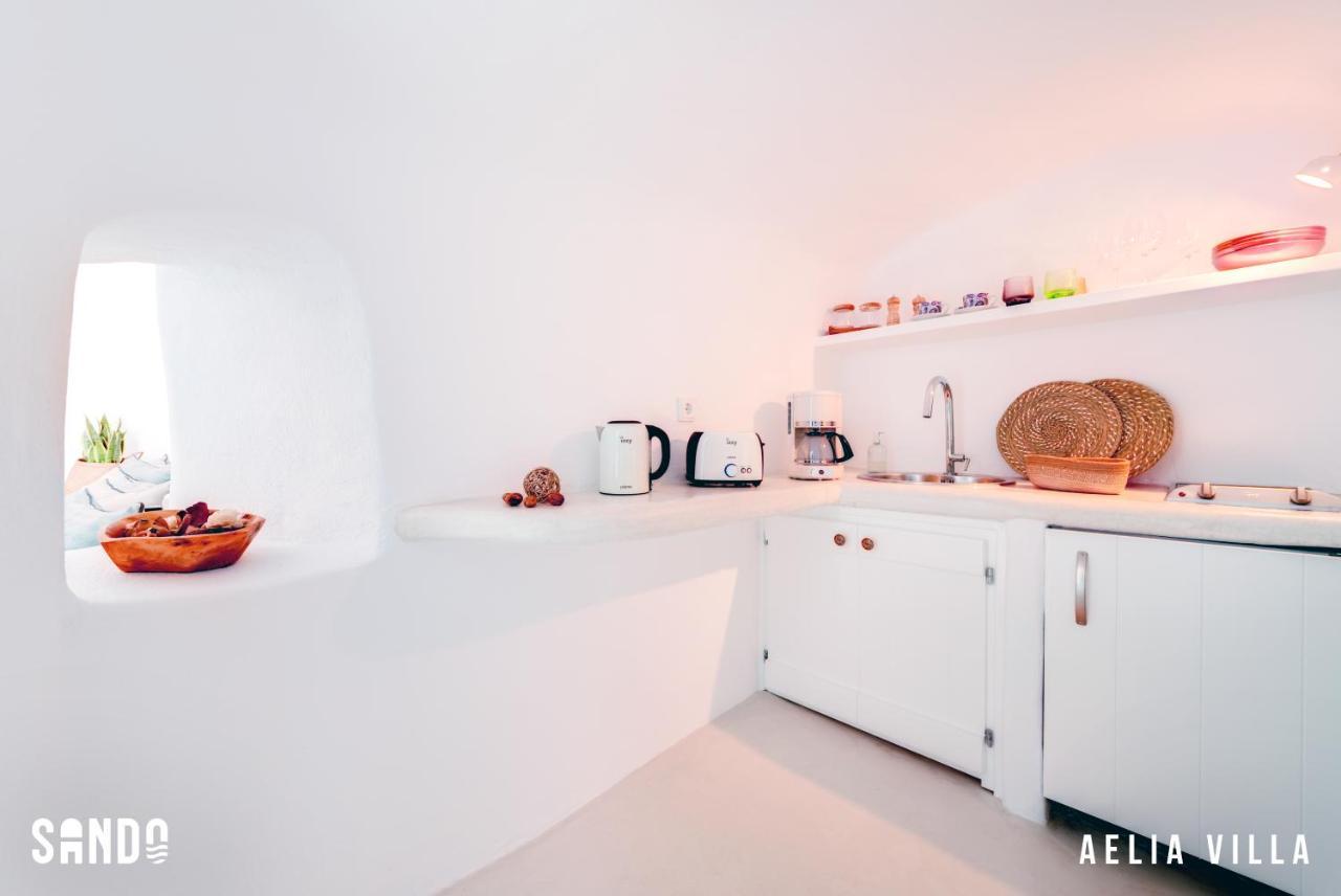 Sando Traditional Cave Villas With Jacuzzi And Sea View Vourvoulos Экстерьер фото